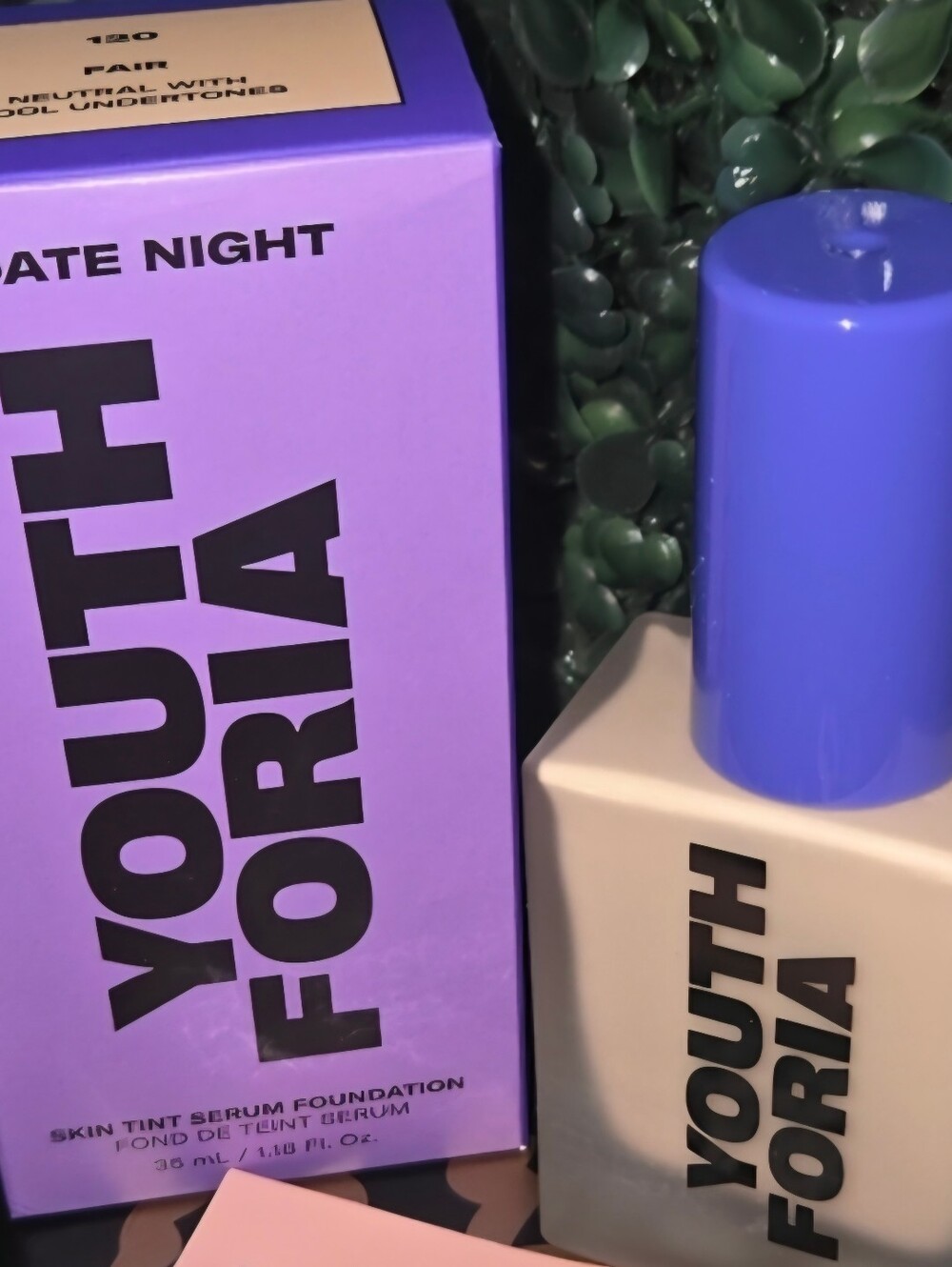 NIB YOUTH FORIA Date Night Skin Tint Serum Foundation • SHADE 120